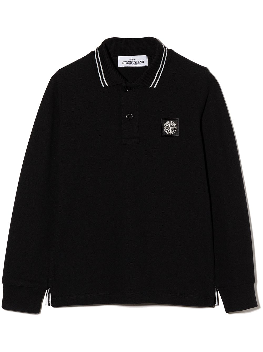 фото Stone island junior рубашка поло с длинными рукавами