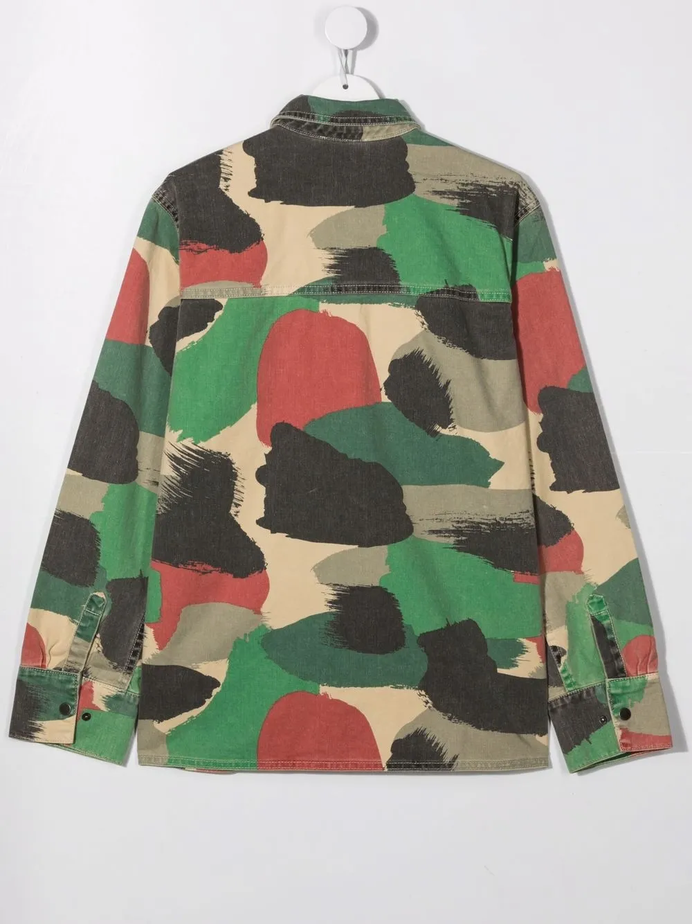 фото Stella mccartney kids рубашка с камуфляжным принтом