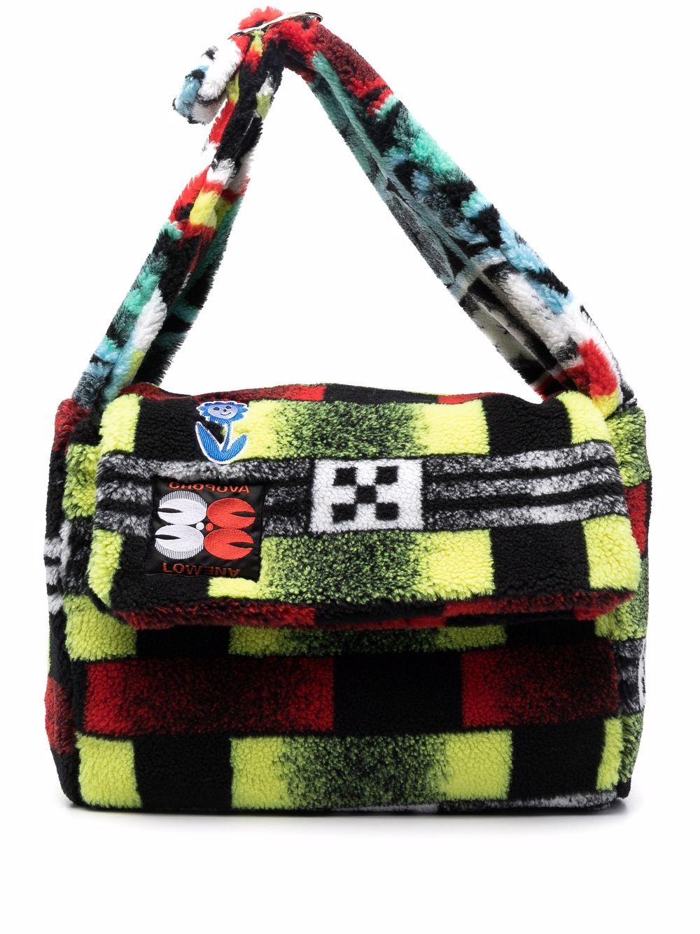 фото Chopova lowena color-block geometric shoulder bag