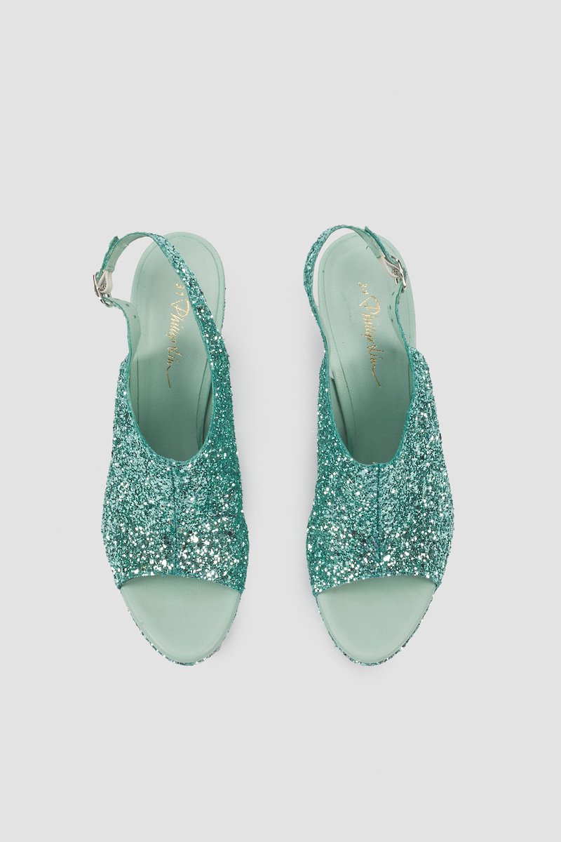 Salma Platform Heel-green #1 Salma Platform Heel, null- 3
