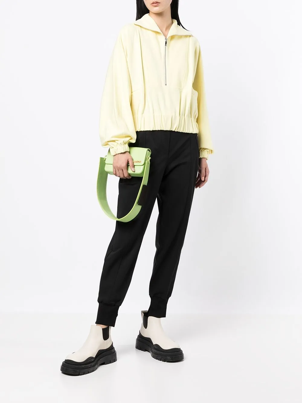 3.1 Phillip Lim Sweater met rits - Geel