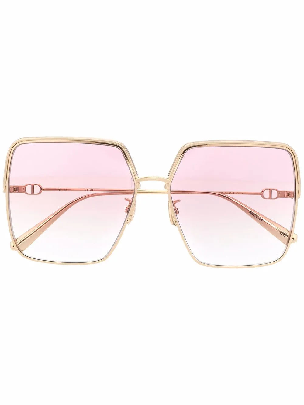 фото Dior eyewear солнцезащитные очки everdior в квадратной оправе