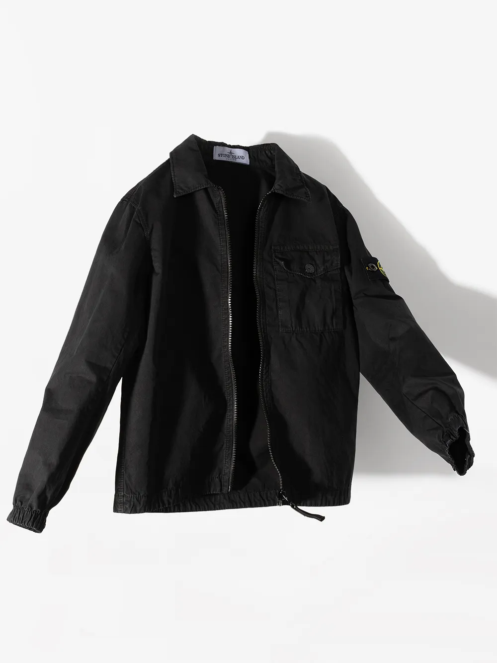 фото Stone island junior куртка на молнии с нашивкой compass