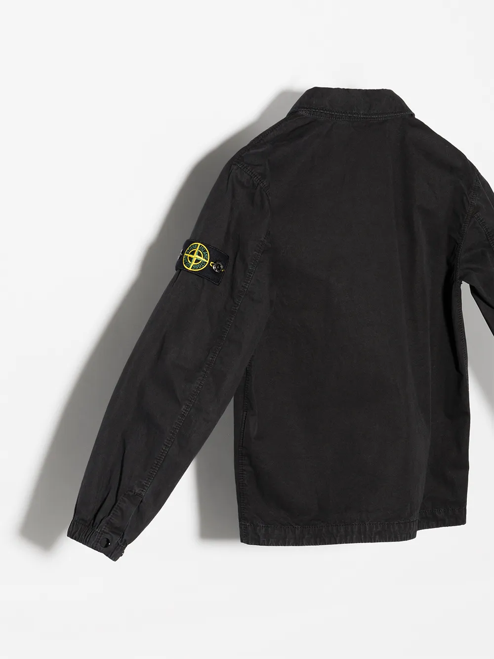 фото Stone island junior куртка на молнии с нашивкой compass