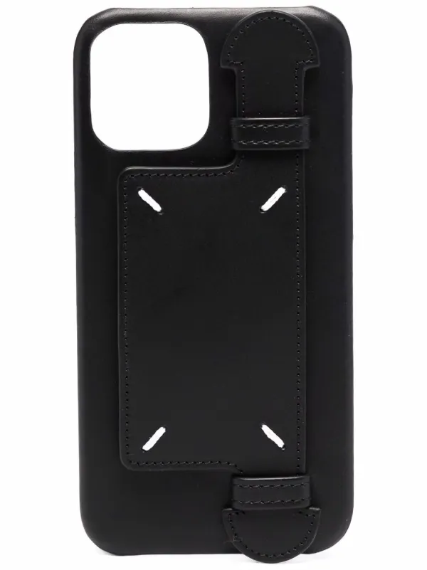 【正規品】Maison Margiela iPhoneケース12promax Maison Margiela Leather iPhone 12 Pro Max Case Black | END. (US)