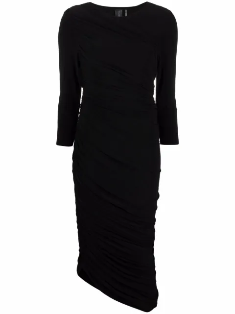 Norma Kamali draped fitted dress