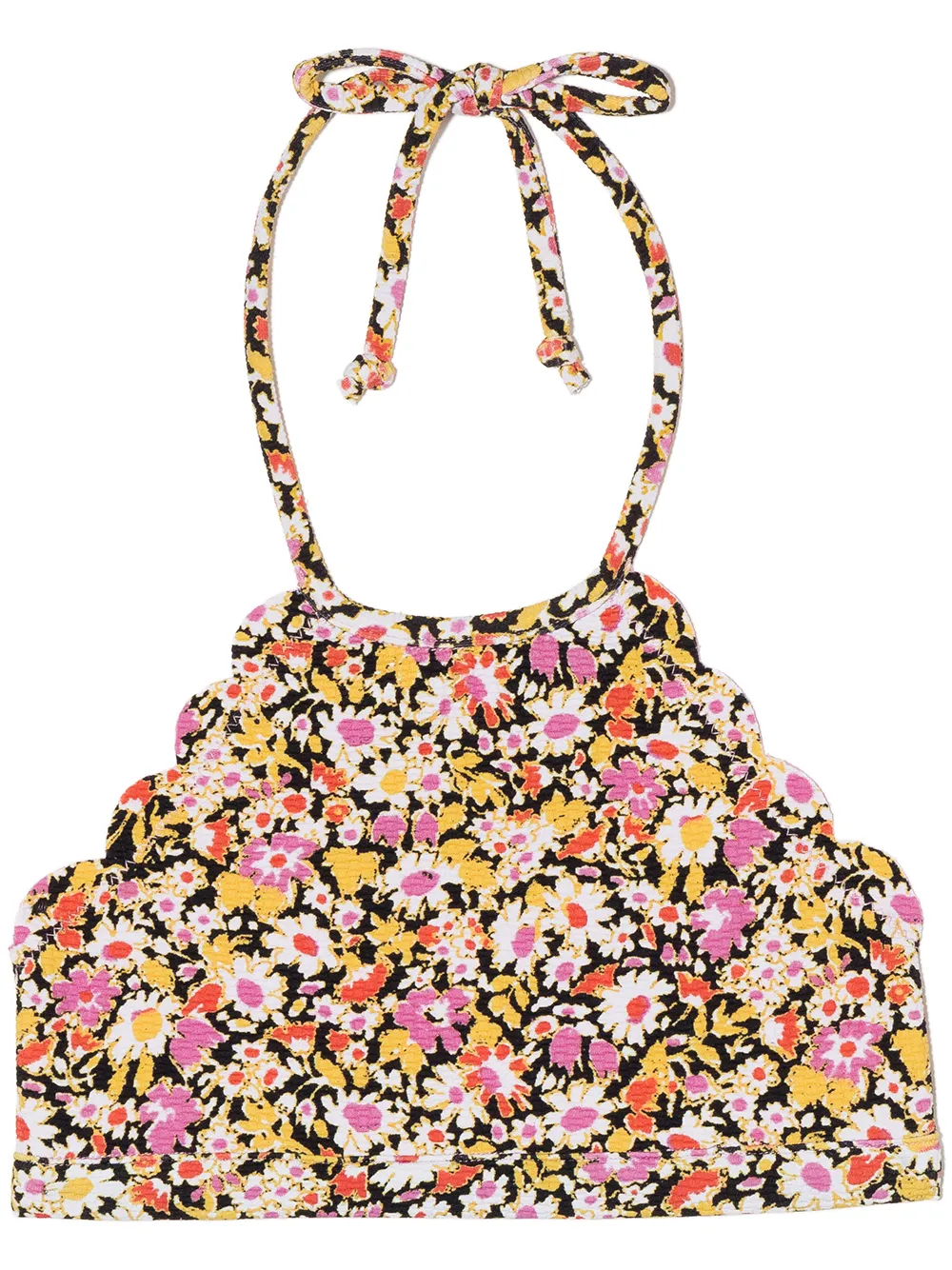 Marysia Kids бикини с вырезом халтер и цветочным принтом