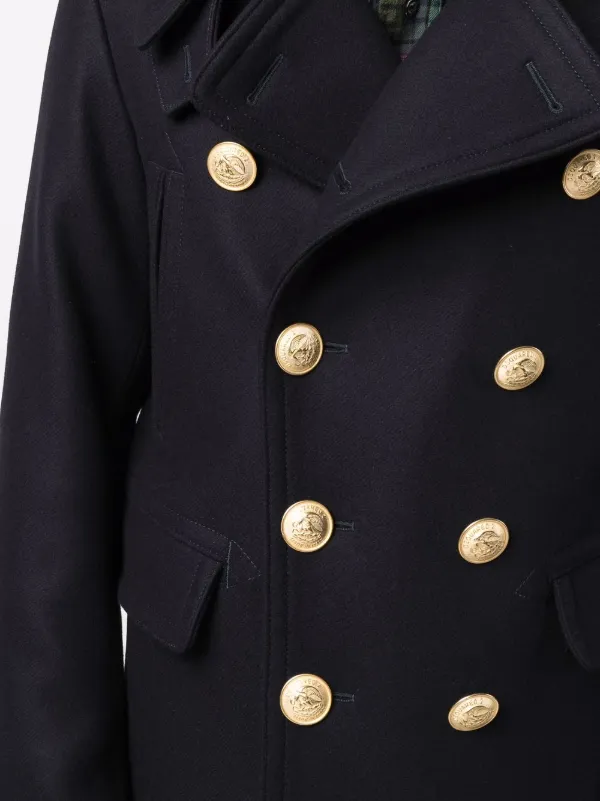 Dsquared2 gold-embossed double-breasted 
