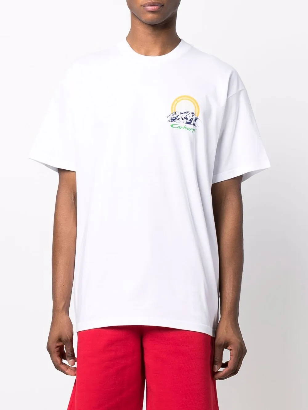 фото Carhartt wip футболка с логотипом