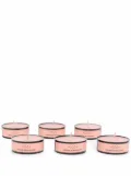 GINORI 1735 Orange Renaissance tea-light candle set - Pink