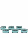 GINORI 1735 Purple Hill tea-light candle set - Blue