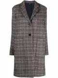 ASPESI double-face wool-blend plaid coat - Brown
