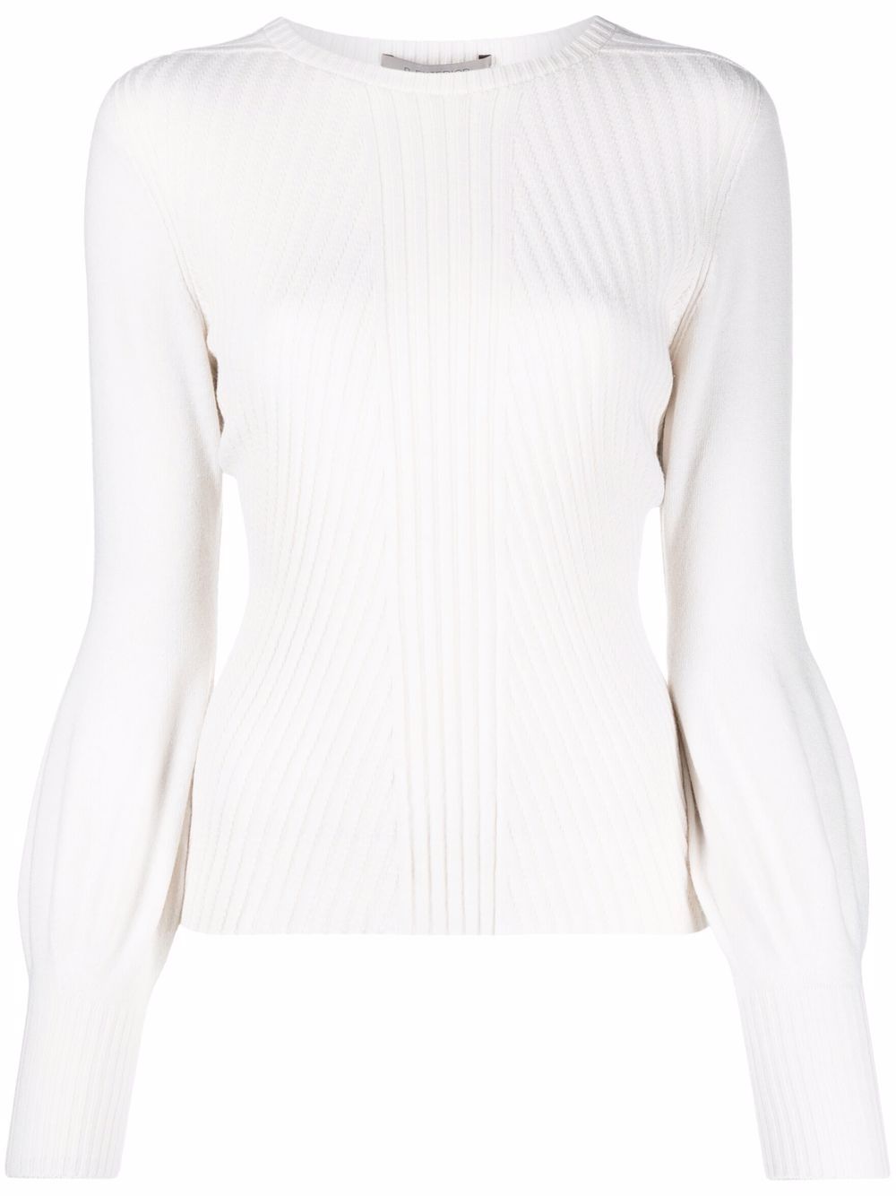 фото D.exterior ribbed-knit crewneck sweater