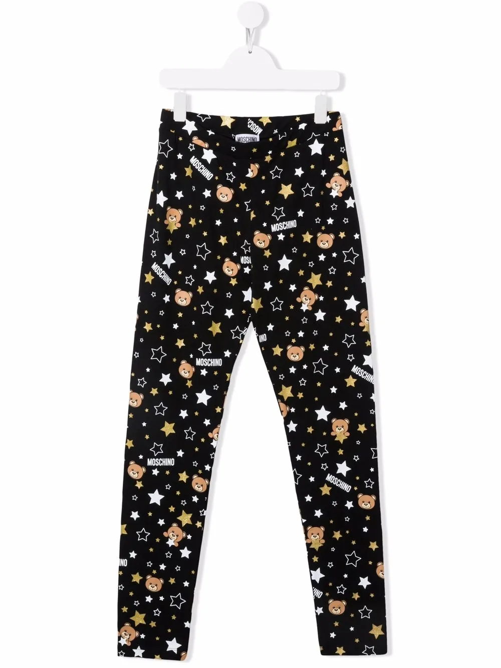 Moschino Kids легинсы с принтом