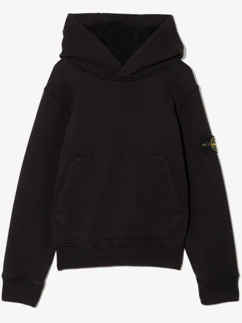Stone Island Junior hoodie con logo Compass