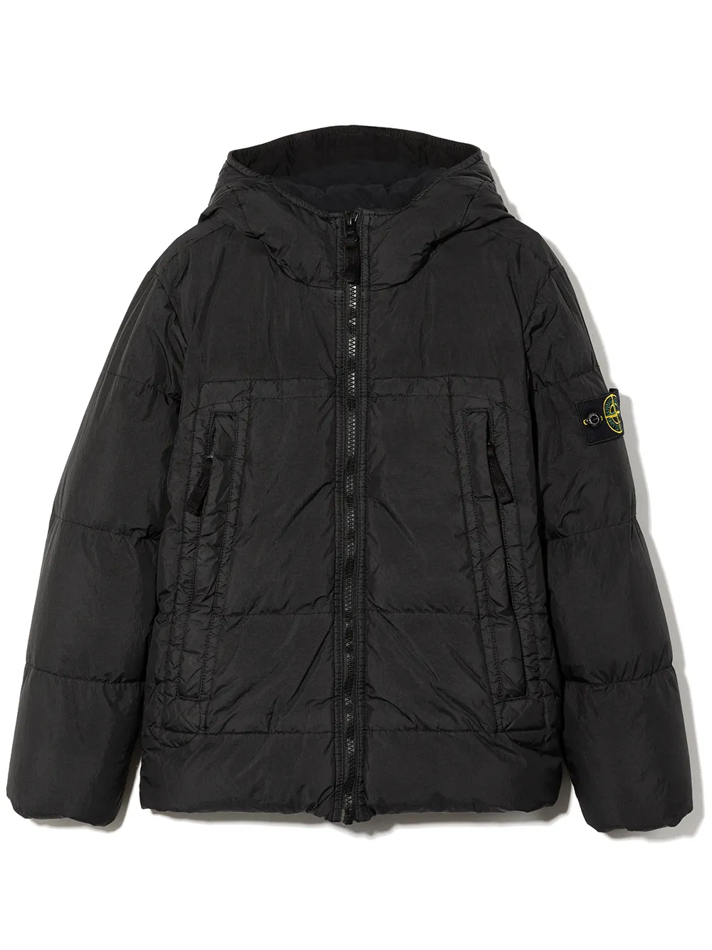 Stone Island Junior пуховик с капюшоном
