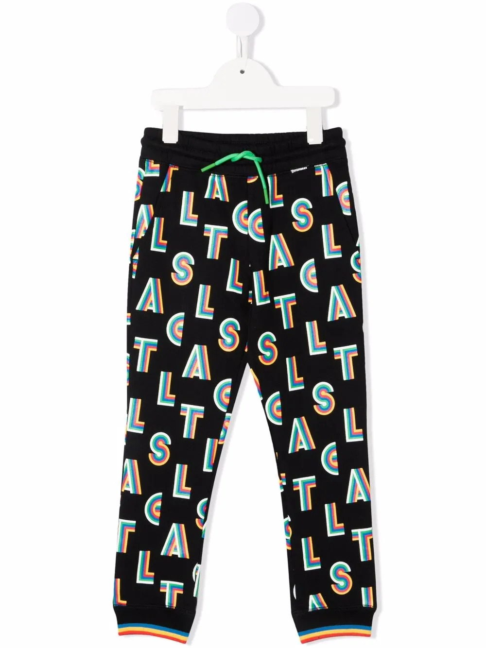 Stella McCartney Kids брюки с кулиской и логотипом