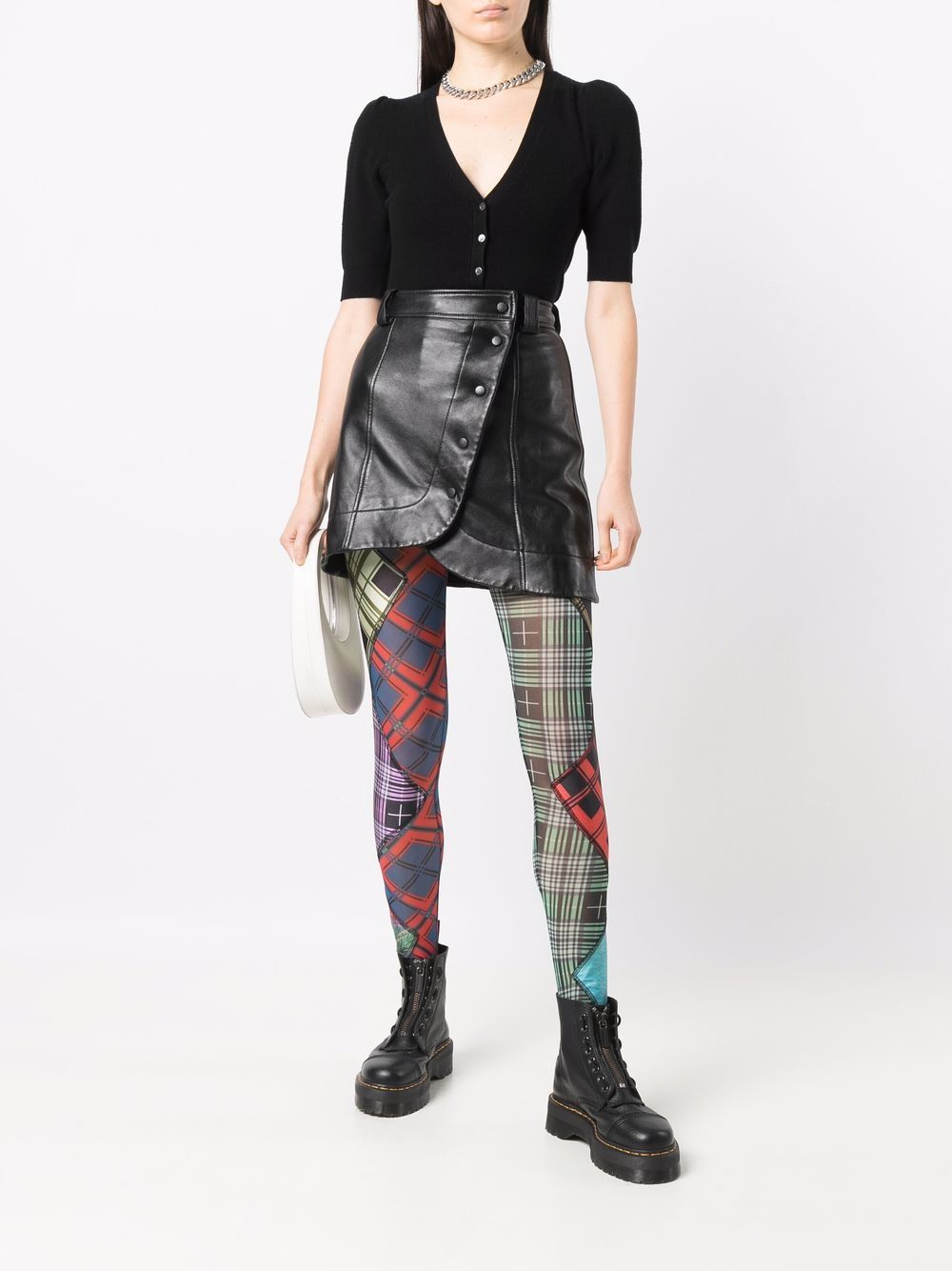 фото Chopova lowena color-block geometric leggings