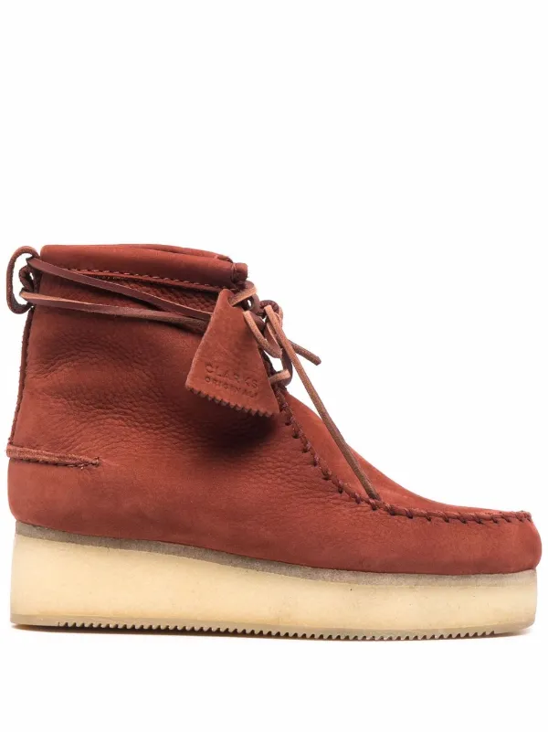 clarks platform boots
