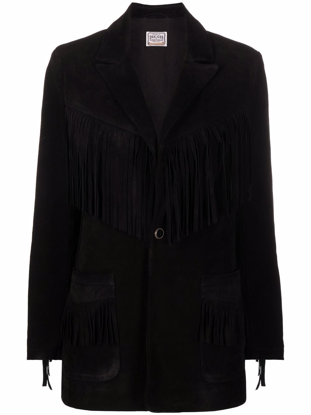 фото Washington dee cee fringed single-breasted blazer