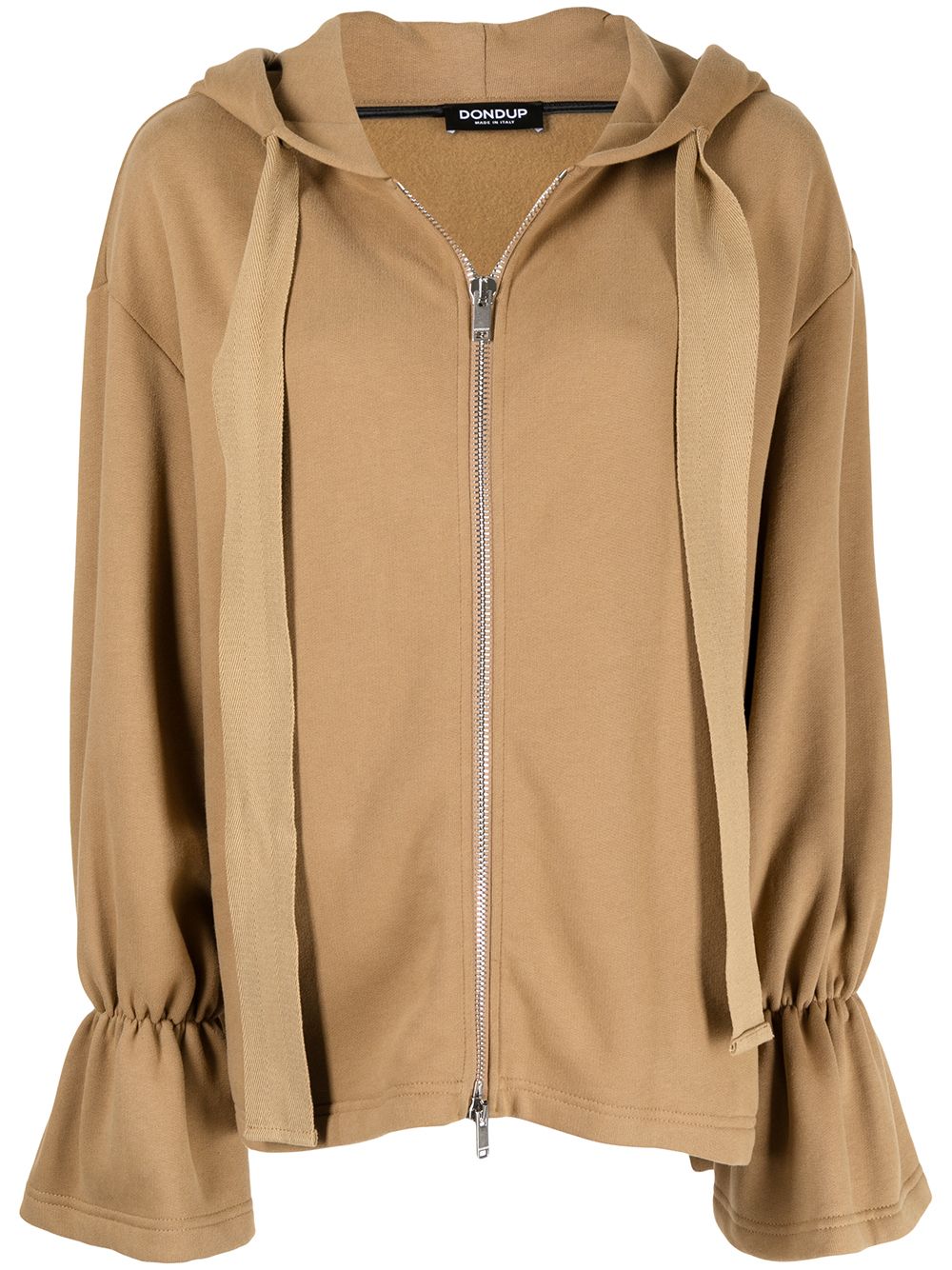 фото Dondup flared cuff zip-up hoodie