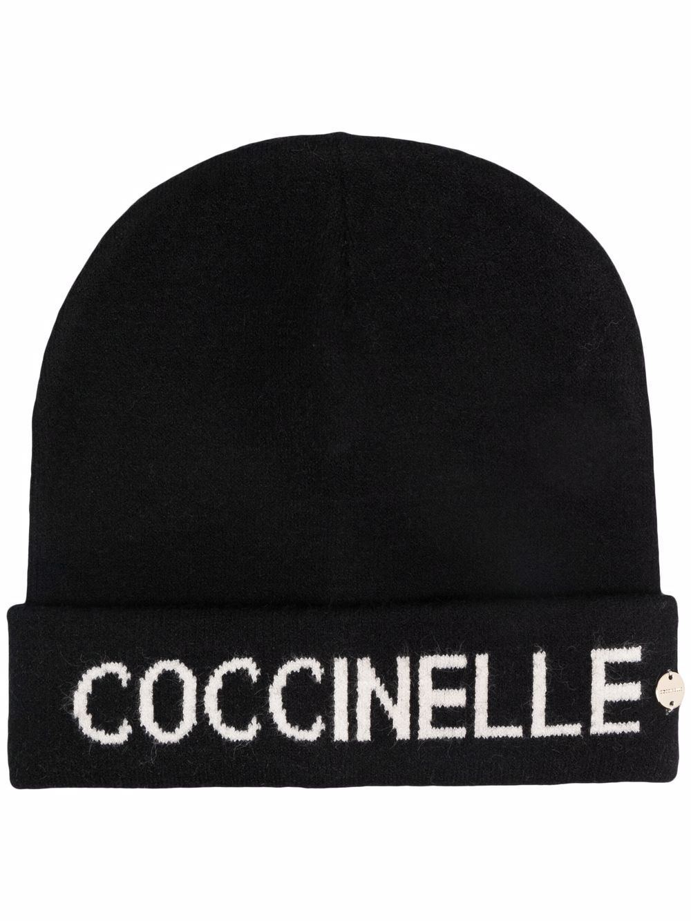 фото Coccinelle шапка бини с логотипом