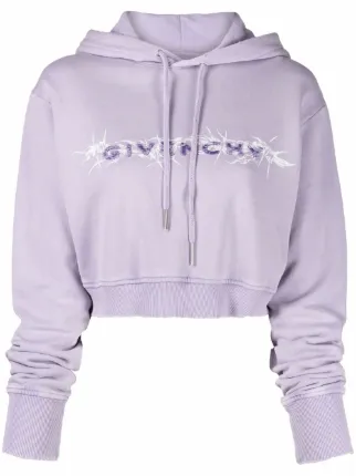 Givenchy 2024 cropped hoodie