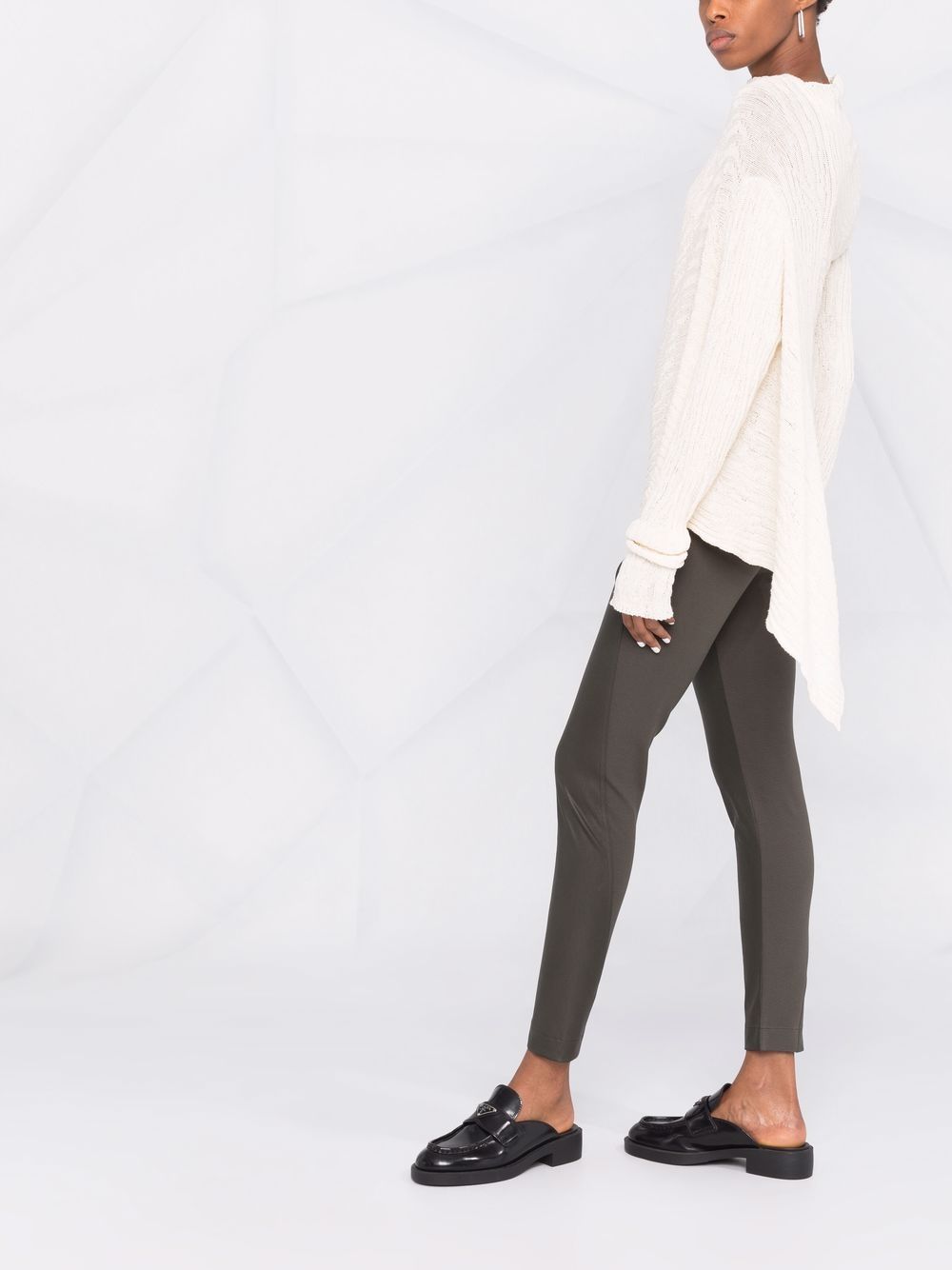 фото D.exterior skinny-cut cropped trousers