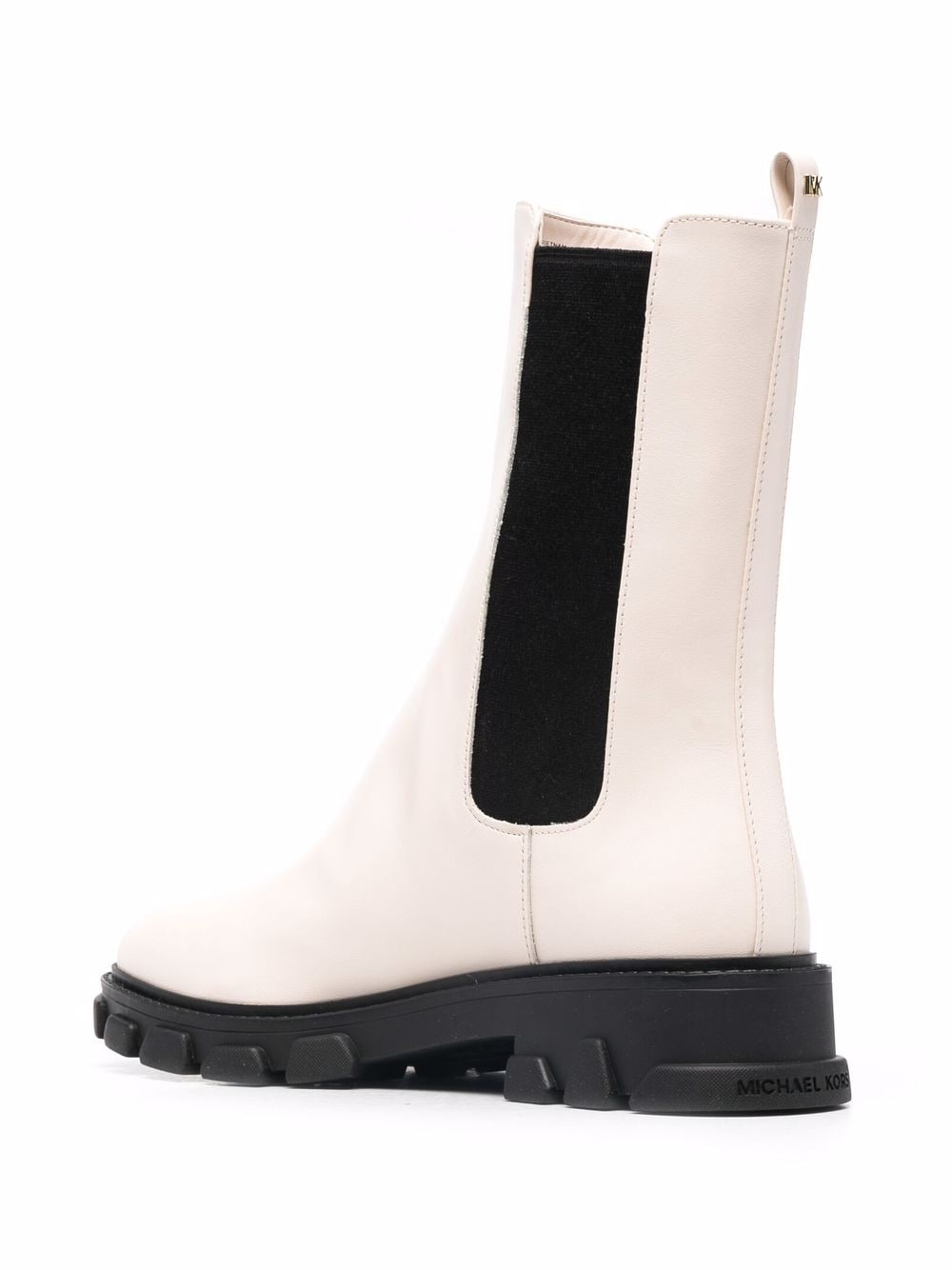 Shop Michael Michael Kors Elasticated Side-panel Boots In Weiss