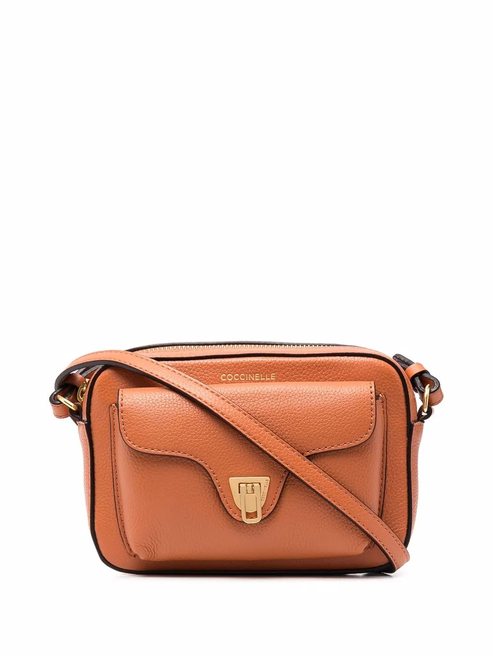 

Coccinelle Beat leather crossbody bag - Naranja