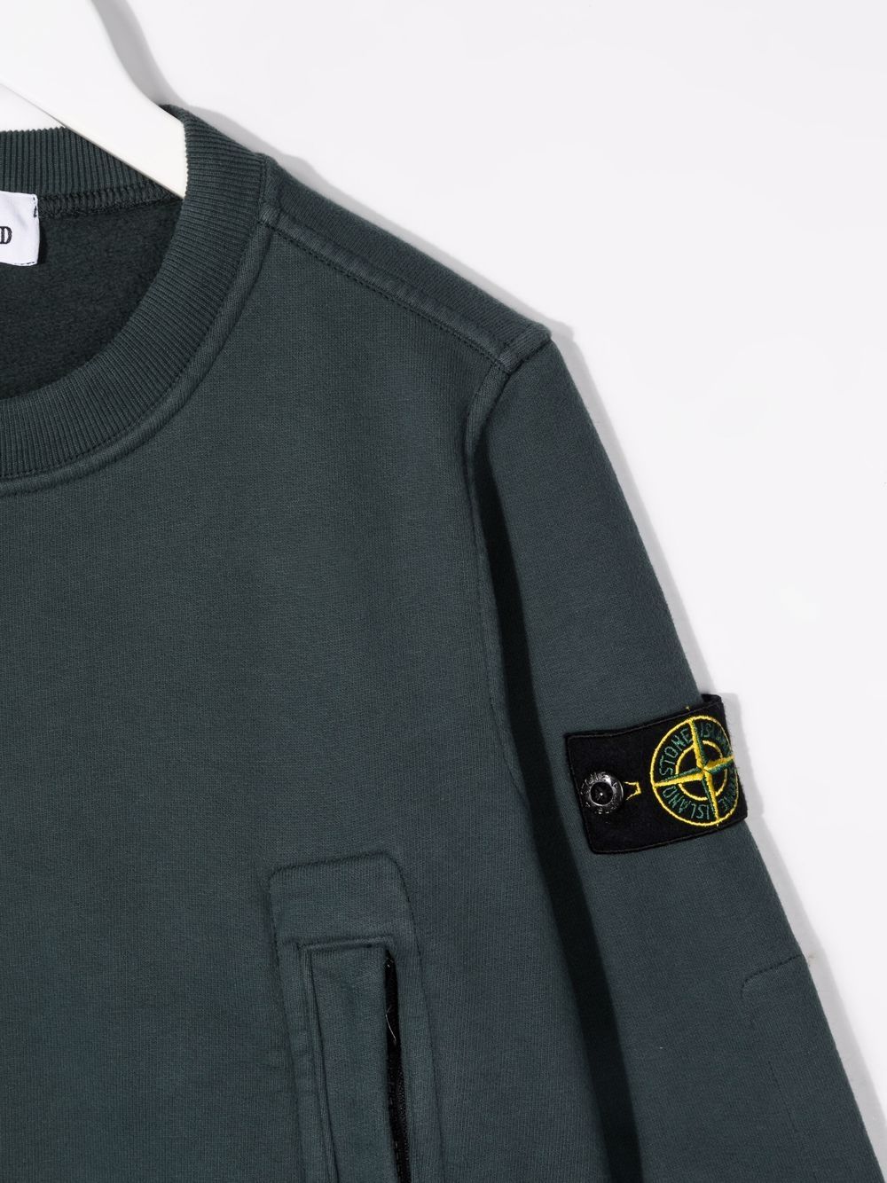 фото Stone island junior толстовка с нашивкой-логотипом