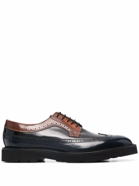PAUL SMITH Brogue Count de couro color block