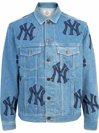 Supreme Chamarra De Mezclilla De Supreme x New York Yankees Farfetch