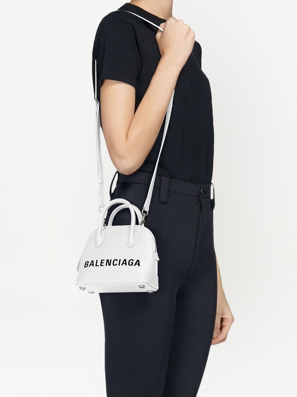 Balenciaga Ville kleine shopper - Wit