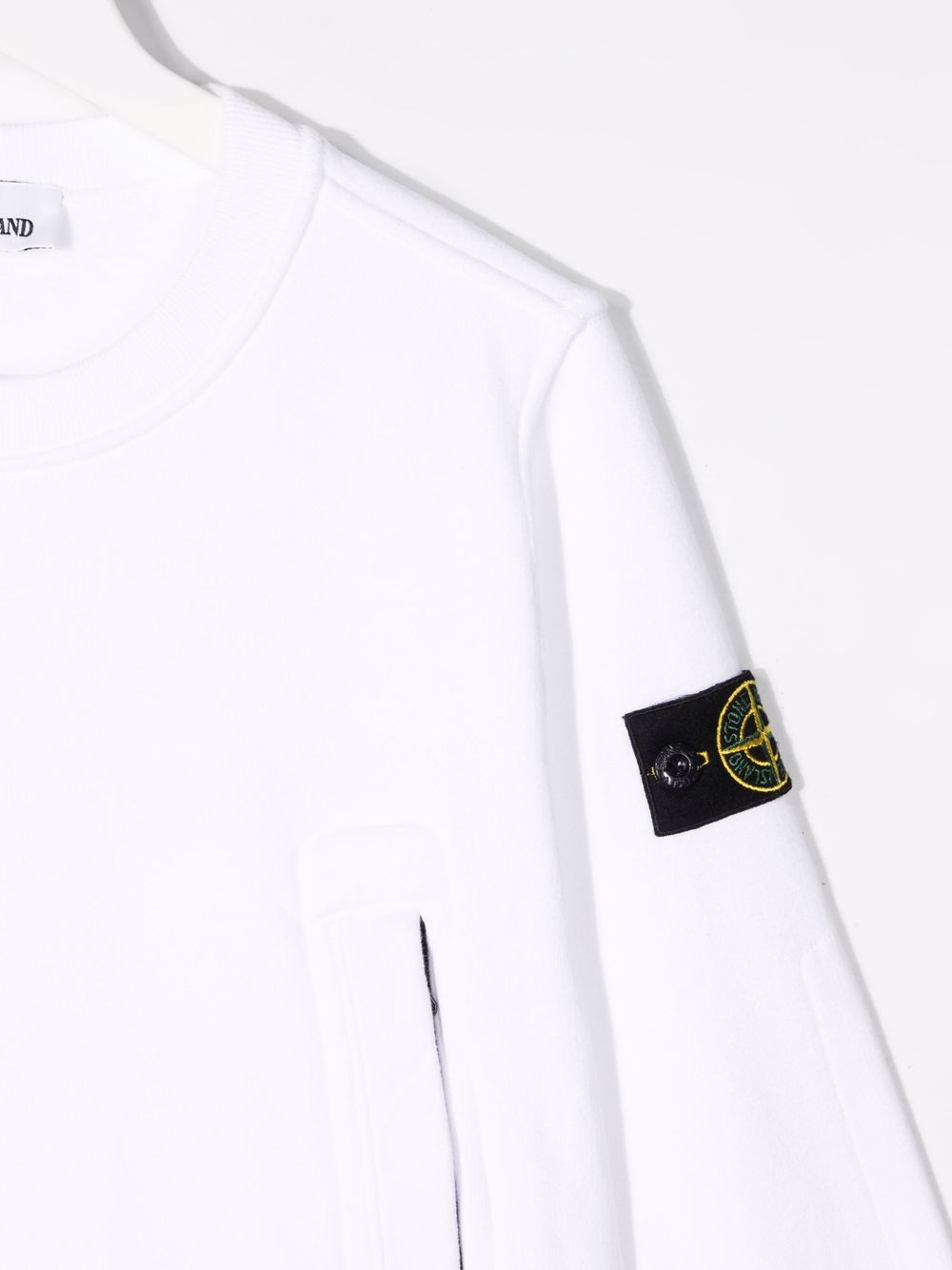 фото Stone island junior толстовка с нашивкой-логотипом