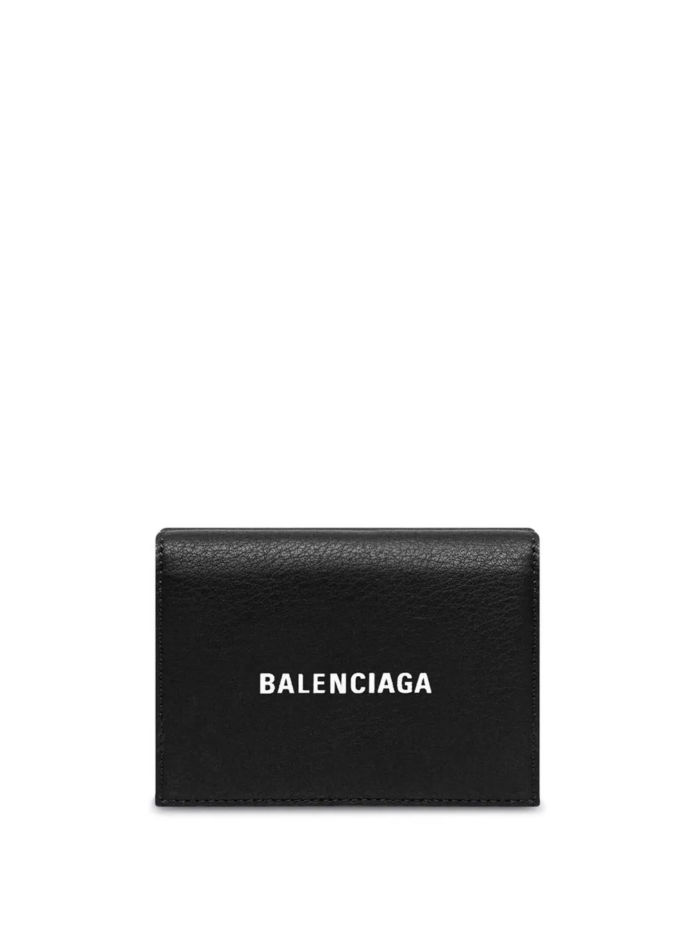 

Balenciaga cartera con logo en relieve - Negro