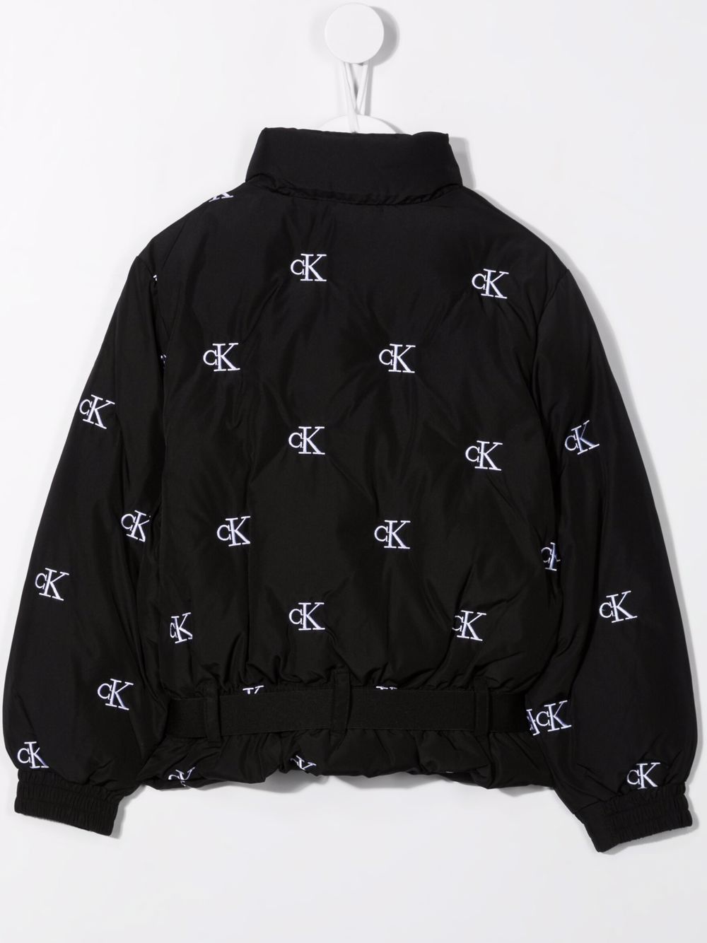 фото Calvin klein kids logo-print padded jacket