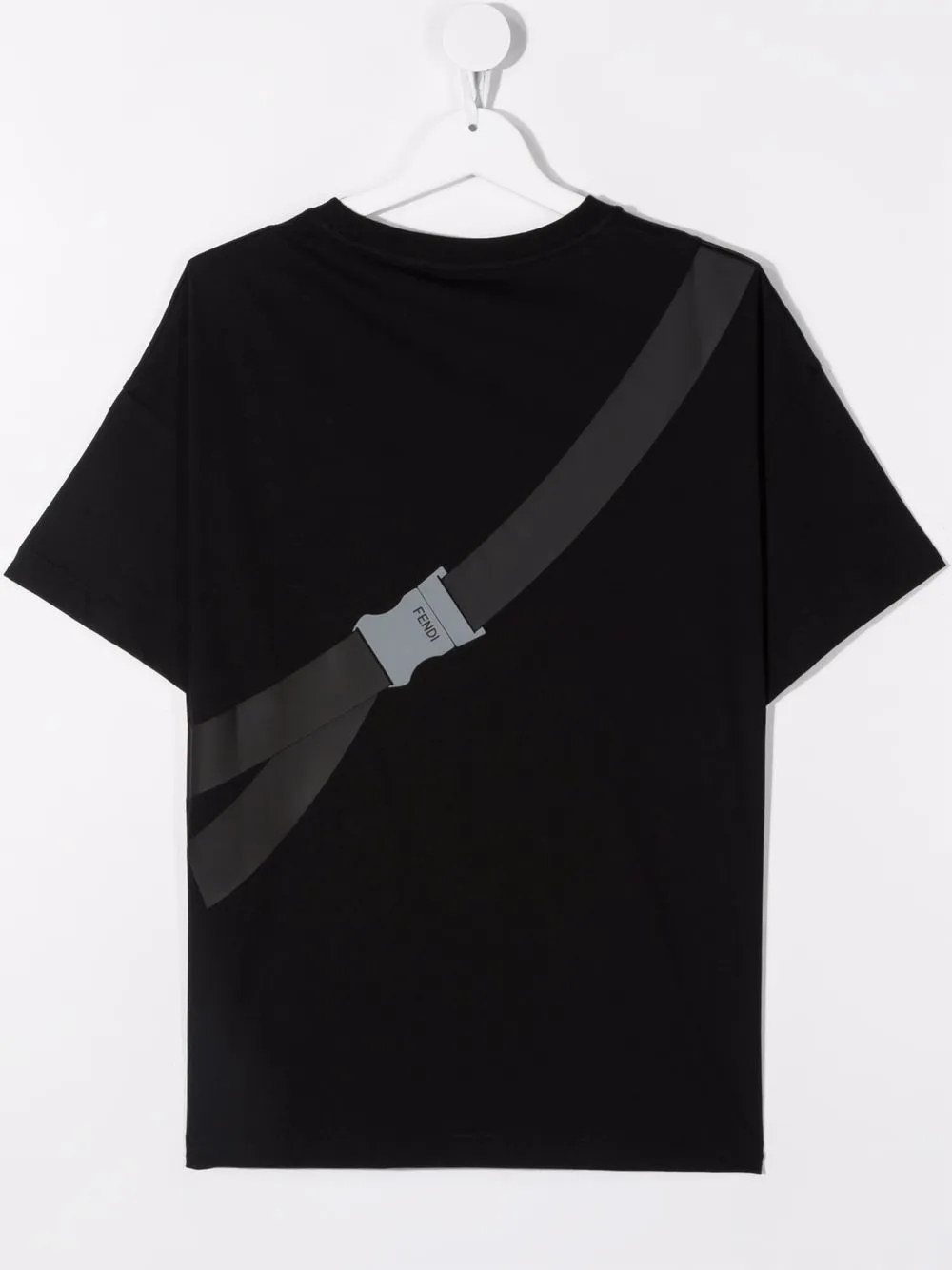 фото Fendi kids футболка с графичным принтом