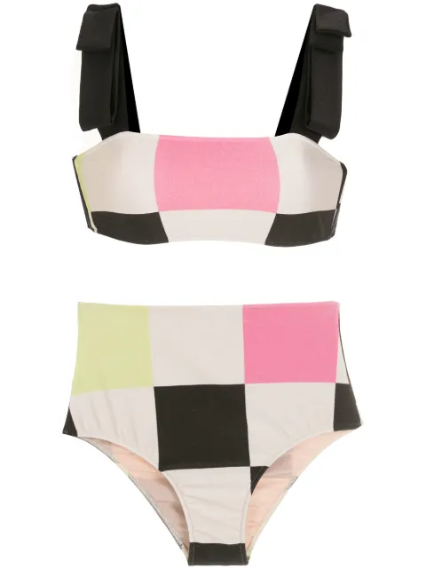 Adriana Degreas Karierter Bikini