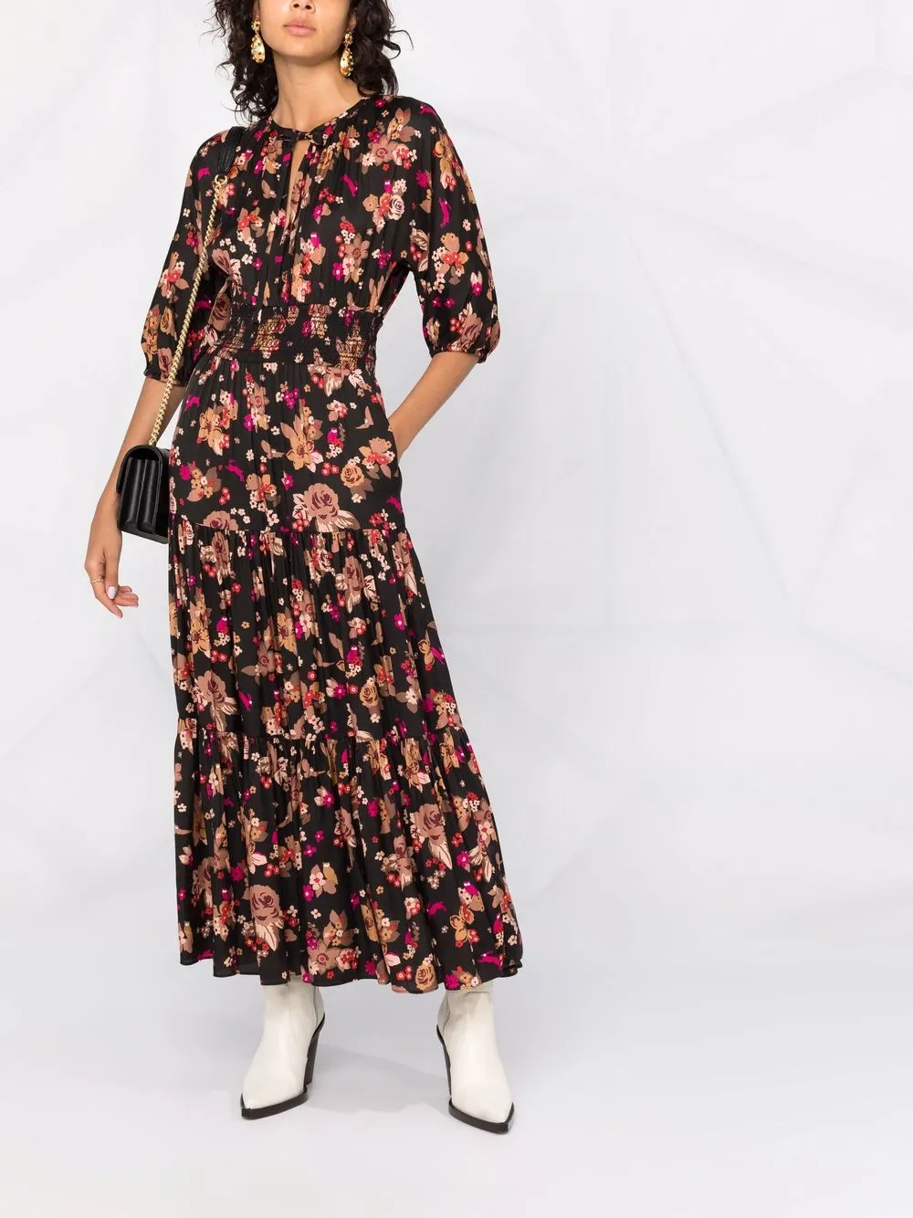 фото Kate spade платье с цветочным принтом