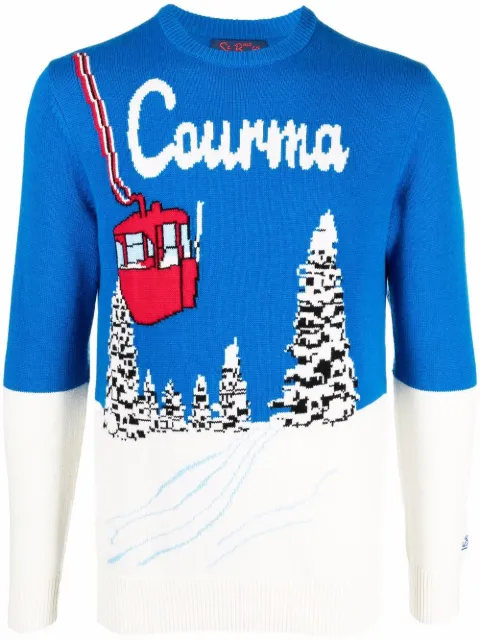 MC2 Saint Barth Courma illustration-print jumper