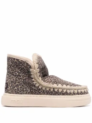 Stivali donna MOU Eskimo Trainer logo rhinestone MOU Boots colore WXWHI  Waxi White | Omero Abbigliamento