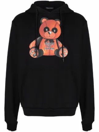 Panda print outlet hoodie