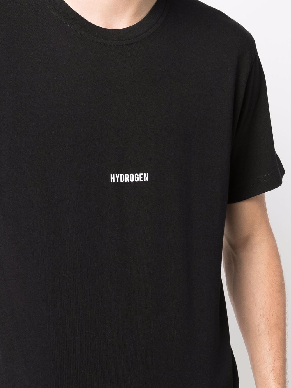 Hydrogen Logo crew-neck T-shirt - Farfetch