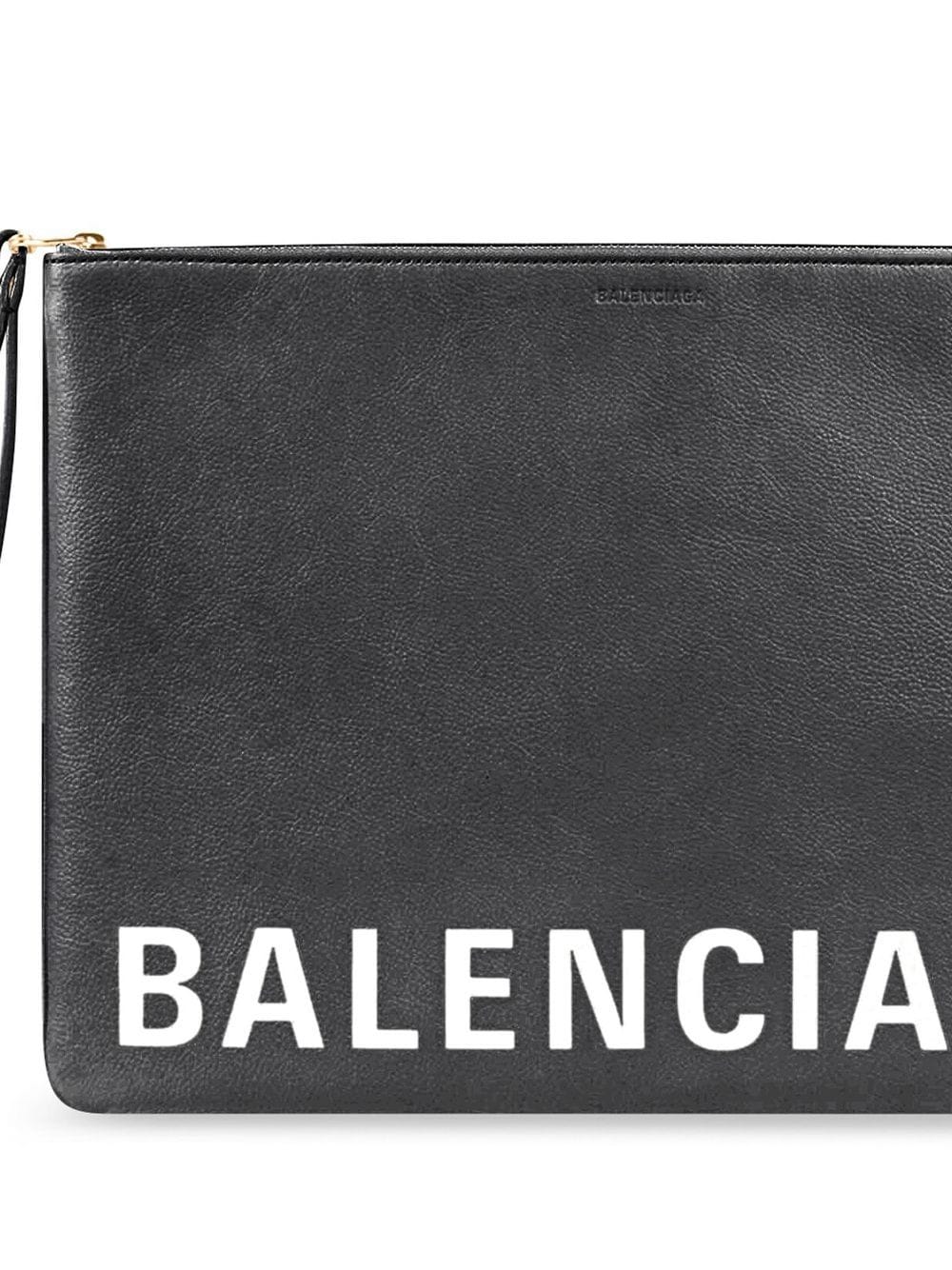 Balenciaga Buidel met logoprint Zwart