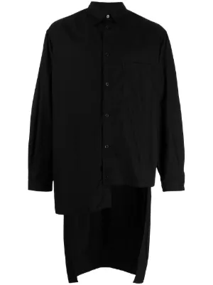 Yohji Yamamoto トリプルカラーシャツ | ブラック | FARFETCH JP