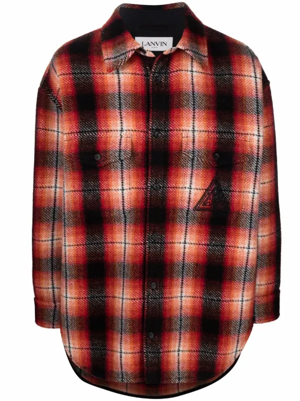 Lanvin チェック シャツジャケット 通販 Farfetch