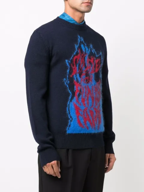 diesel flame sweater