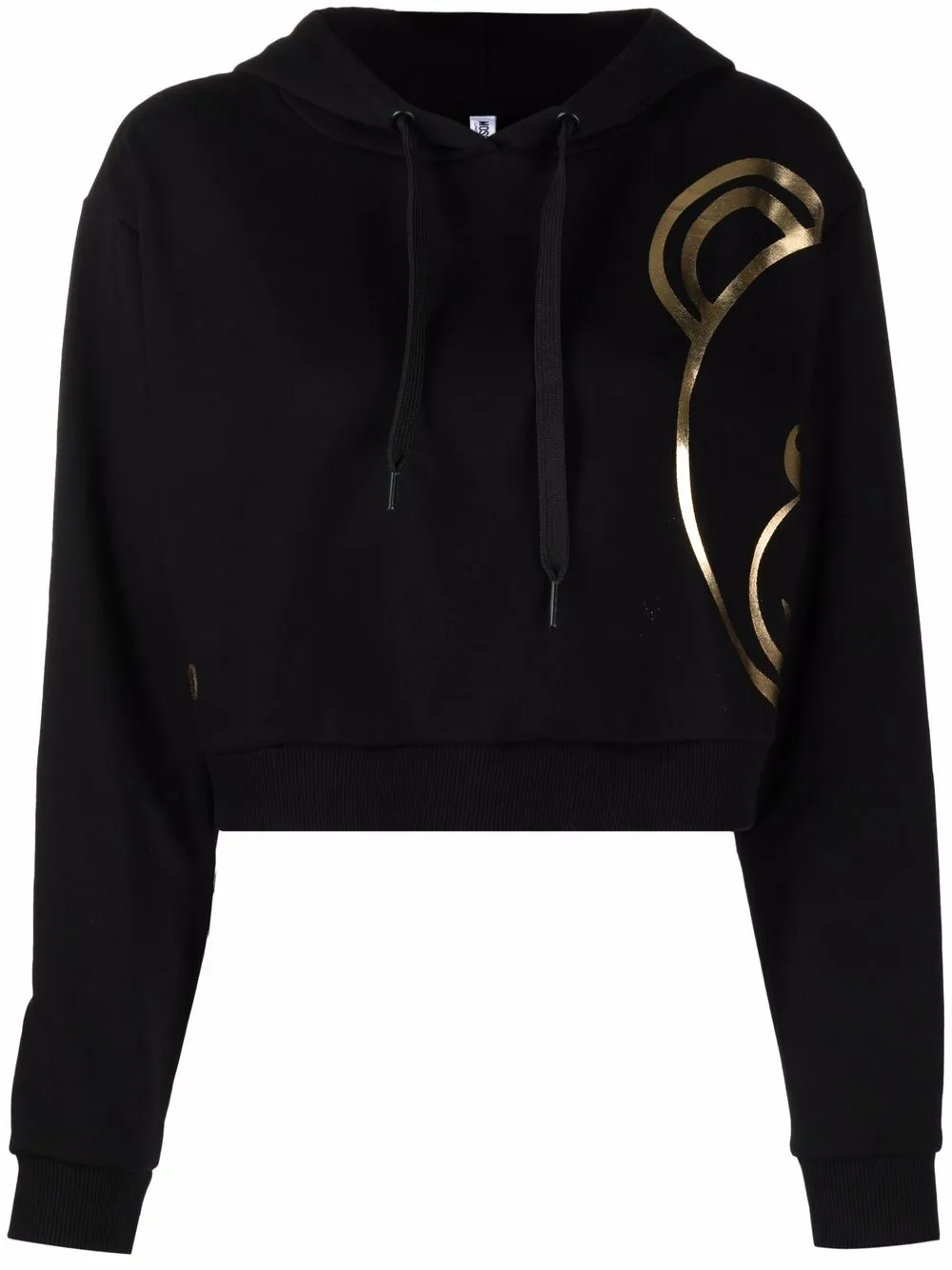 moschino teddy bear hoodie women's