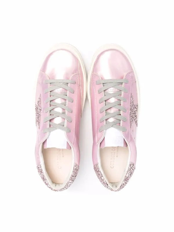 Rosa Farfetch Bambina Scarpe Sneakers Sneakers con glitter Sneakers con paillettes 